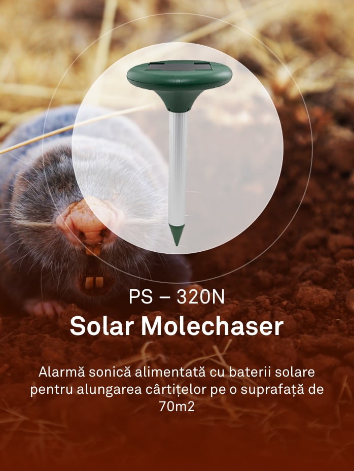 Alarma sonica pentru alungarea cartitelor.