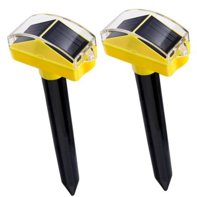 Aparat sonic și solar pentru alungat cârtițe (SET 2 bucăți) - PEST STOP (PS-114B)